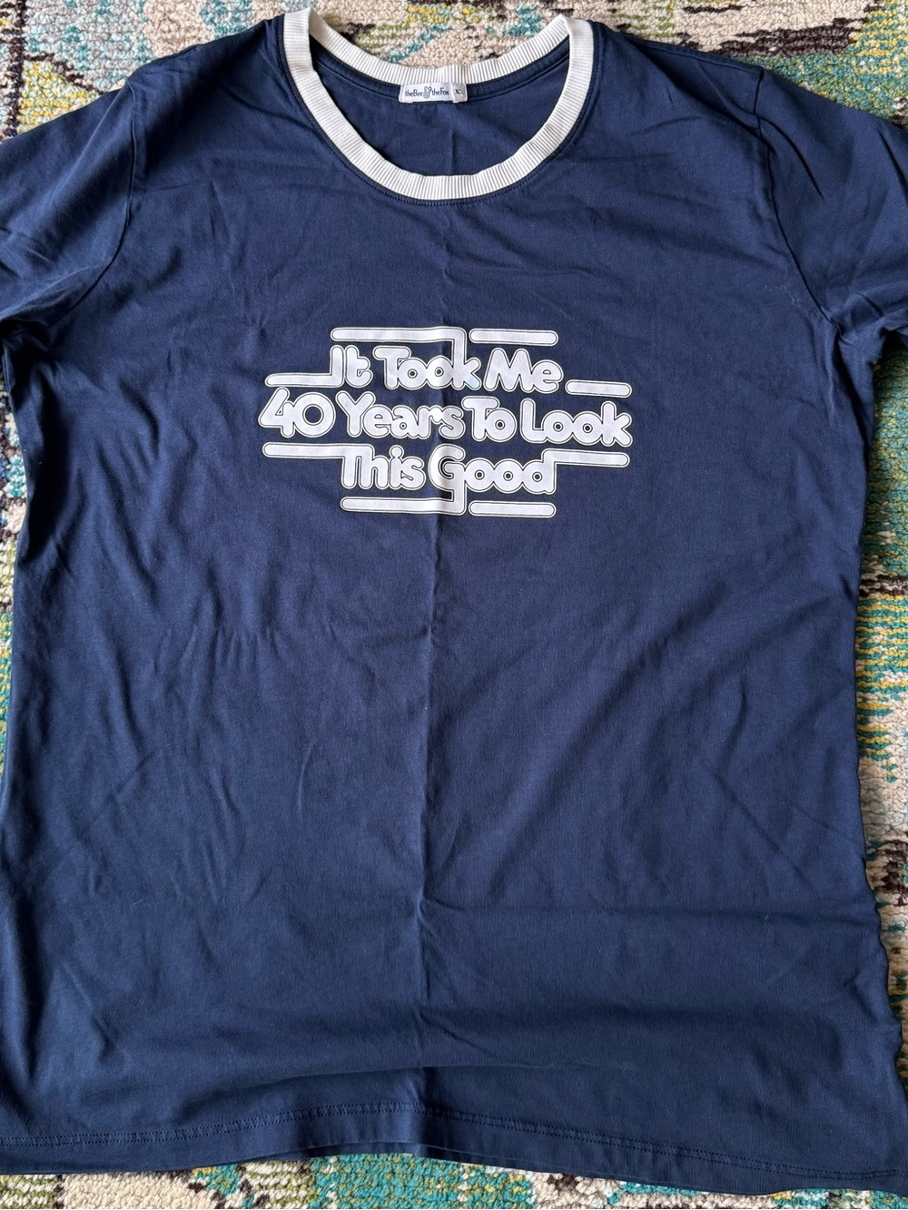 Barely worn The Bee & The Fox ‘It took me 40 years to look this good’ T-shirt